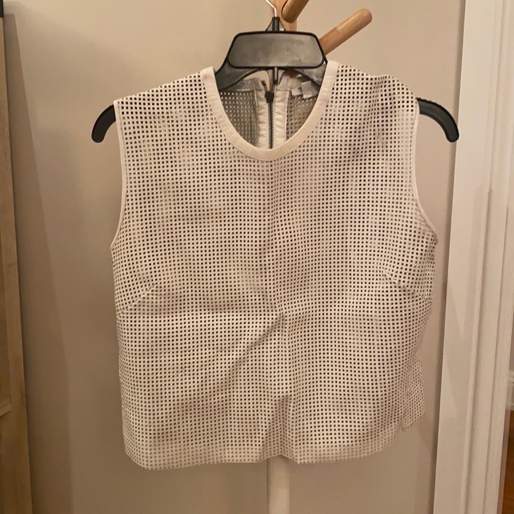 Helmet Lang leather top